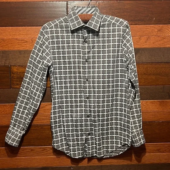 kenneth roberts dress shirts NWT Men's Kenneth Roberts Platinum Dress Shirt With Statements Tie